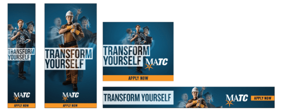 MATC Various Transform Yourself Ads