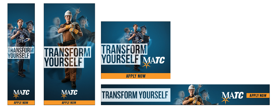MATC Variety of Ad sizes