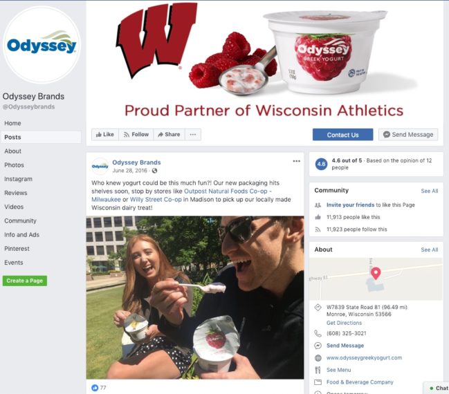 Odyssey facebook profile