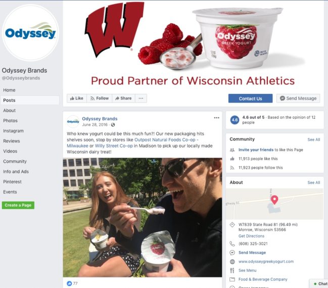 Odyssey facebook profile 