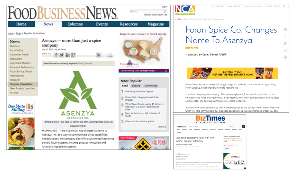 asenzya PR relaunch examples