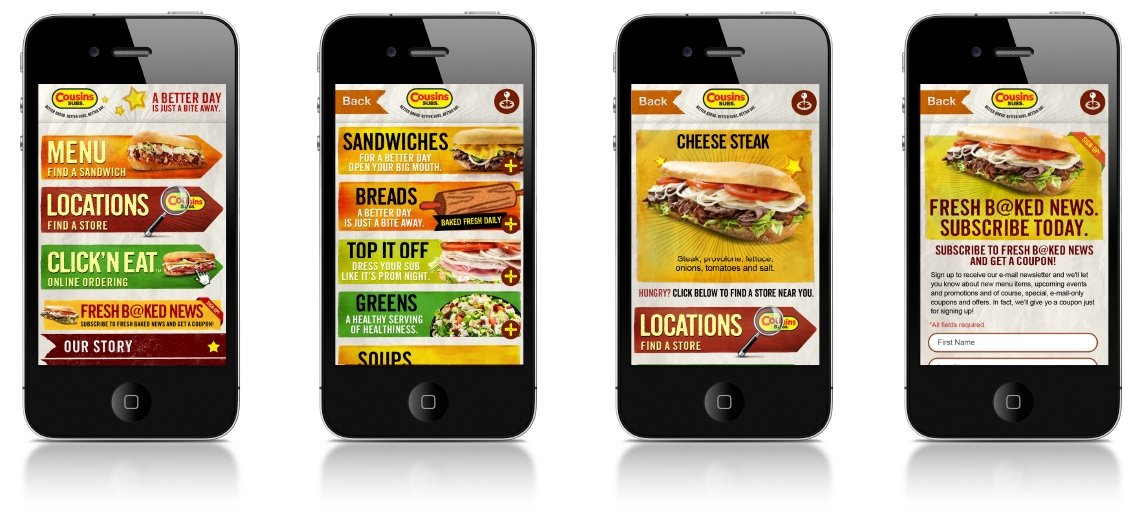 Cousins Subs Mobile Image