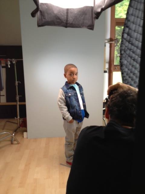 Fostering Futures Photoshoot behind the scenes 