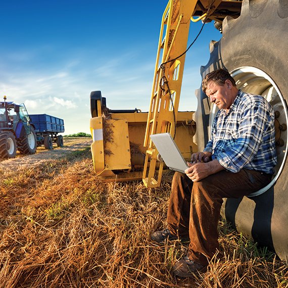 Rural Mutual Man on Tracker Photo