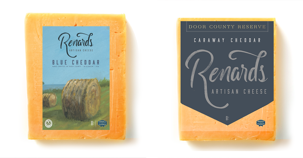 renards cheese brand packaging DFW