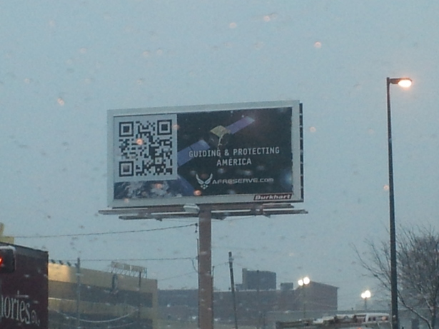 qr code billboard